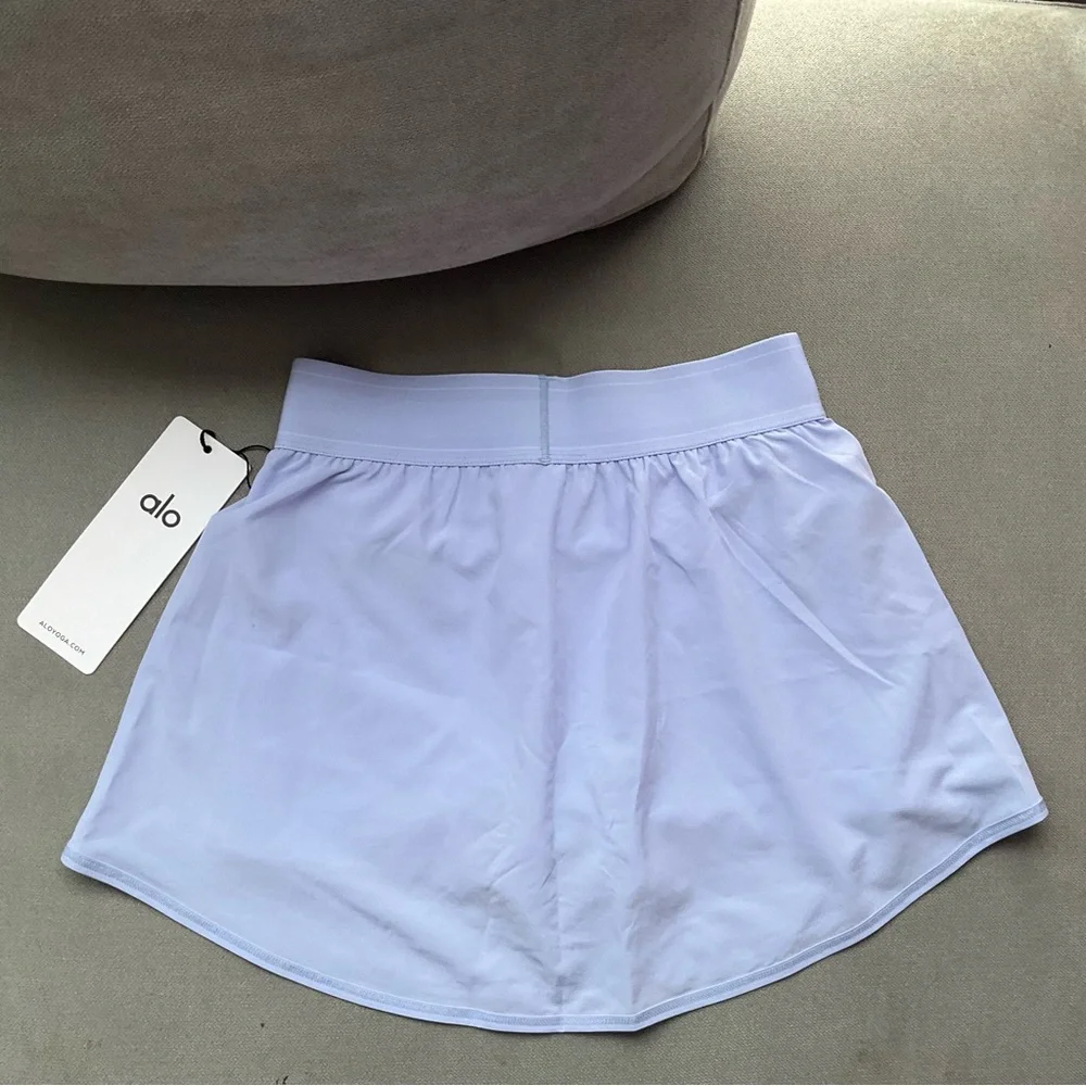 Alo Yoga Match Point Tennis Skirt Light Provence Blue XS